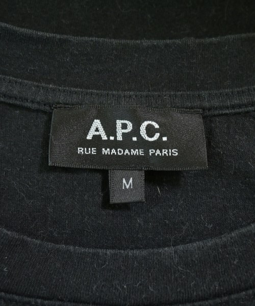 A.P.C.（アーペーセー）Tシャツ・カットソー 黒 サイズ:M メンズ/2200692606131