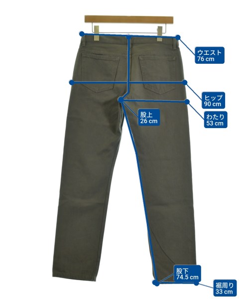 A.P.C.（アーペーセー）デニムパンツ カーキ サイズ:30(M位) メンズ/2200698261013