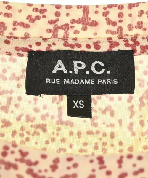 A.P.C.（アーペーセー）Tシャツ・カットソー 赤 サイズ:XS メンズ/2200698904033