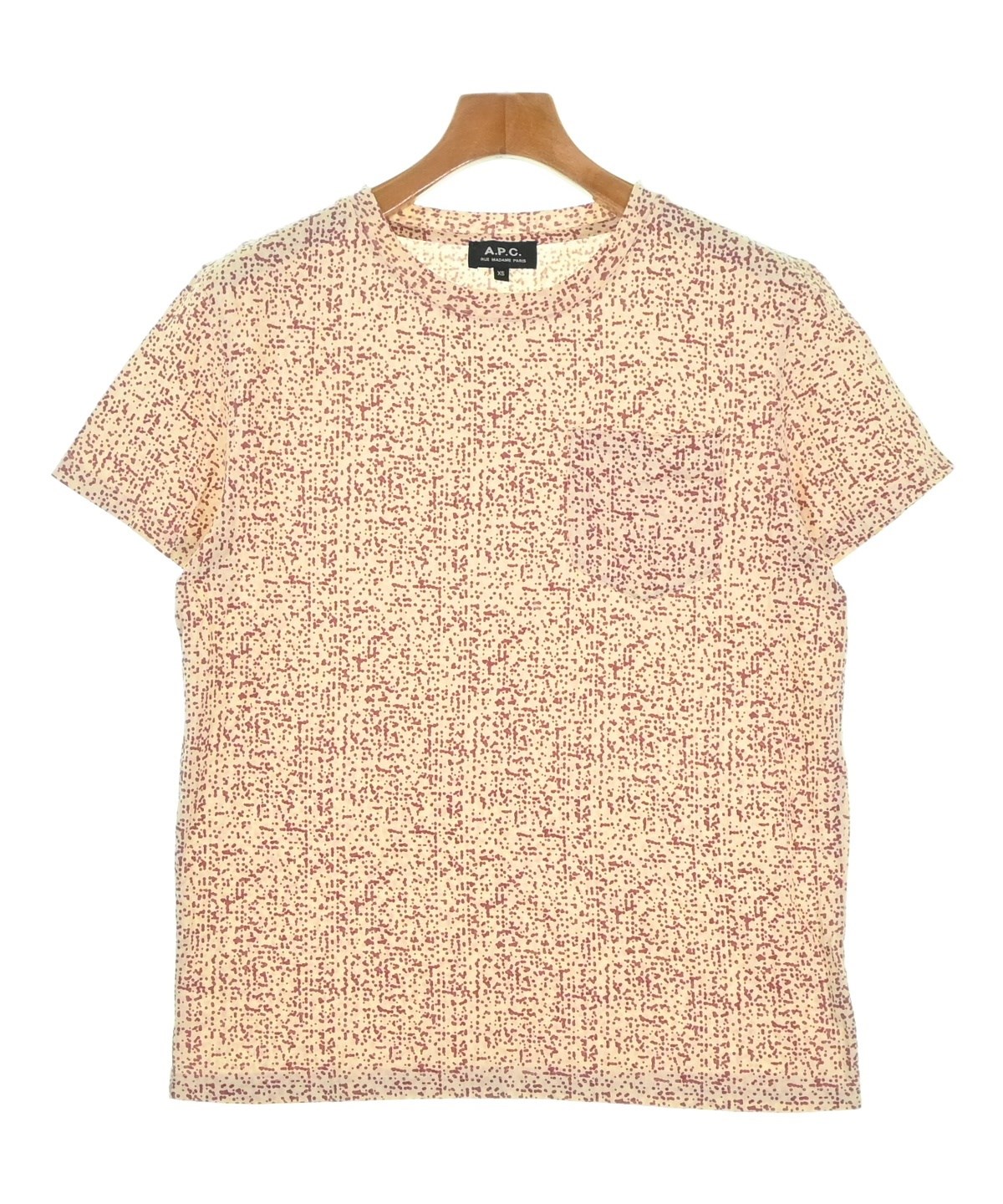 A.P.C.（アーペーセー）Tシャツ・カットソー 赤 サイズ:XS メンズ