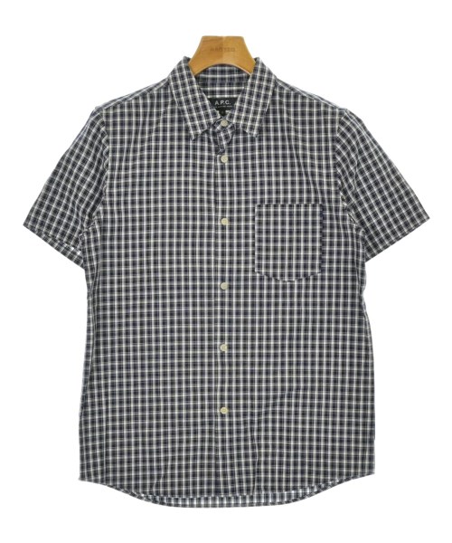 A.P.C.(アーペーセー)カジュアルシャツ 紺 サイズ:S/2200700735099