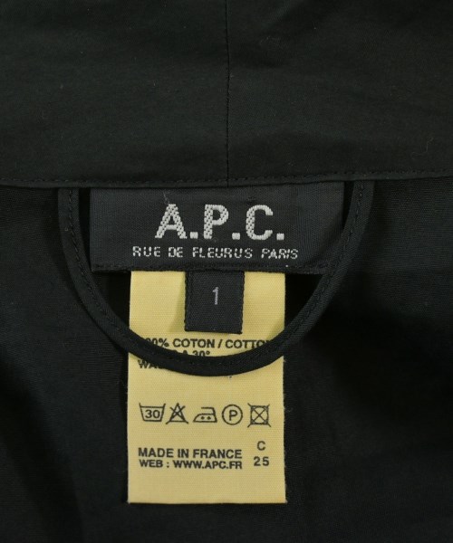 A.P.C.（アーペーセー）その他 黒 サイズ:1(S位) メンズ/2200700737093