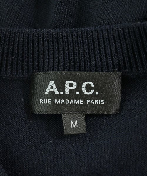 A.P.C.（アーペーセー）ニット・セーター 紺 サイズ:M メンズ/2200697761101