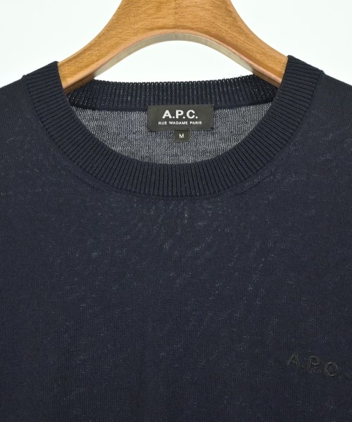 A.P.C.（アーペーセー）ニット・セーター 紺 サイズ:M メンズ/2200697761101