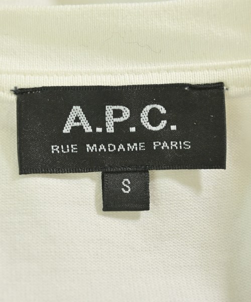 A.P.C.（アーペーセー）Tシャツ・カットソー 白 サイズ:S メンズ/2200700912049