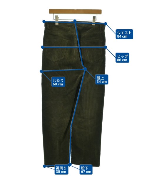 A.P.C.（アーペーセー）その他 カーキ サイズ:29(S位) メンズ/2200701702045