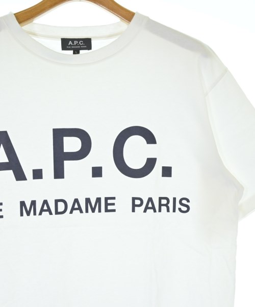 A.P.C.（アーペーセー）Tシャツ・カットソー 白 サイズ:L メンズ/2200699381093