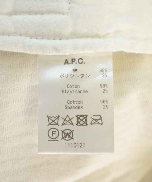 A.P.C.（アーペーセー）チノパン 白 サイズ:L メンズ/2200701949129