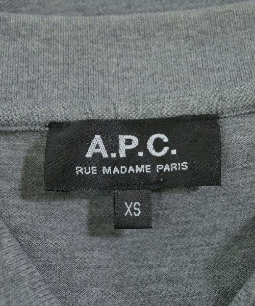 A.P.C.（アーペーセー）ポロシャツ グレー サイズ:XS メンズ/2200654684061