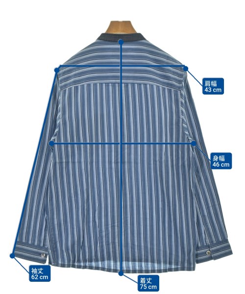 A.P.C.（アーペーセー）カジュアルシャツ 青 サイズ:M メンズ/2200645888072