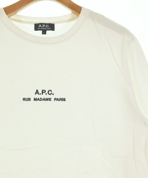 A.P.C.（アーペーセー）Tシャツ・カットソー 白 サイズ:L メンズ/2200649043118
