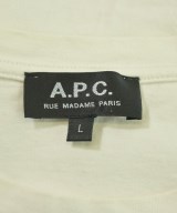 A.P.C.（アーペーセー）Tシャツ・カットソー 白 サイズ:L メンズ/2200649043118
