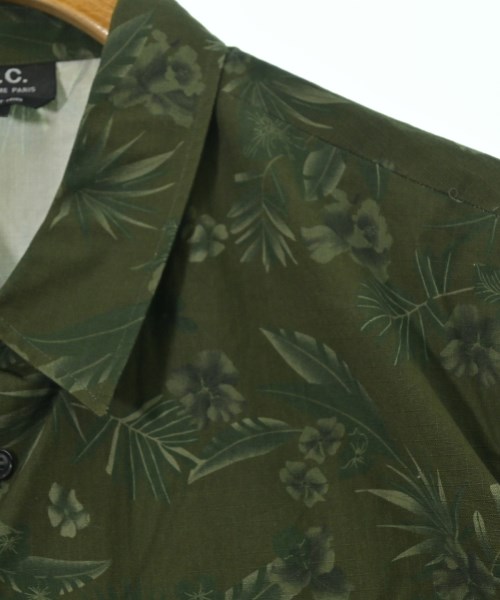 A.P.C.（アーペーセー）カジュアルシャツ 緑 サイズ:L メンズ/2200647873137