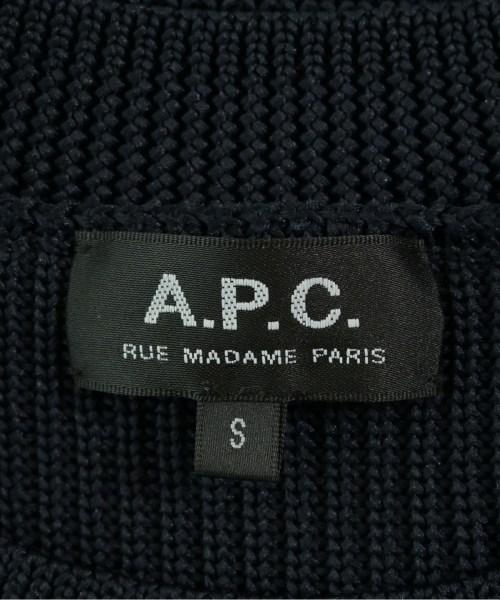 A.P.C.（アーペーセー）ニット・セーター 紺 サイズ:S メンズ/2200647873397