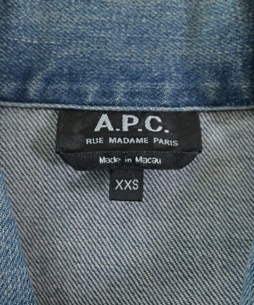A.P.C.（アーペーセー）デニムジャケット 青 サイズ:XXS メンズ/2200651611039