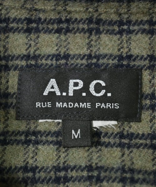 A.P.C.（アーペーセー）カジュアルシャツ カーキ サイズ:M メンズ/2200654032145