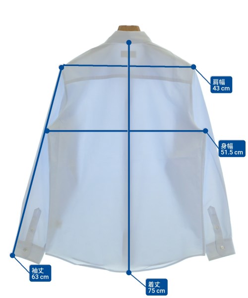 A.P.C.（アーペーセー）カジュアルシャツ 青 サイズ:M メンズ/2200657497033