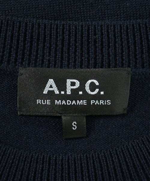 A.P.C.（アーペーセー）ニット・セーター 紺 サイズ:S メンズ/2200658405020