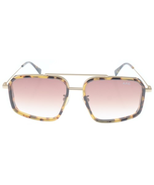 A.P.C.（アーペーセー）サングラス ゴールド サイズ:- メンズ/2200658405051