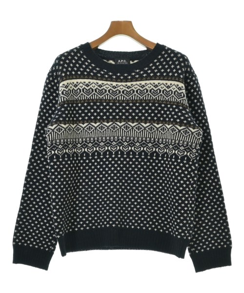 A.P.C.(アーペーセー)ニット・セーター 紺 サイズ:M/2200658519024