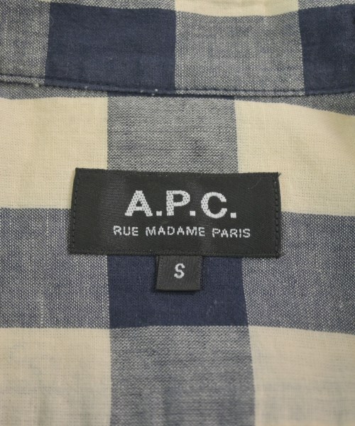 A.P.C.（アーペーセー）カジュアルシャツ 紺 サイズ:S メンズ/2200658616051