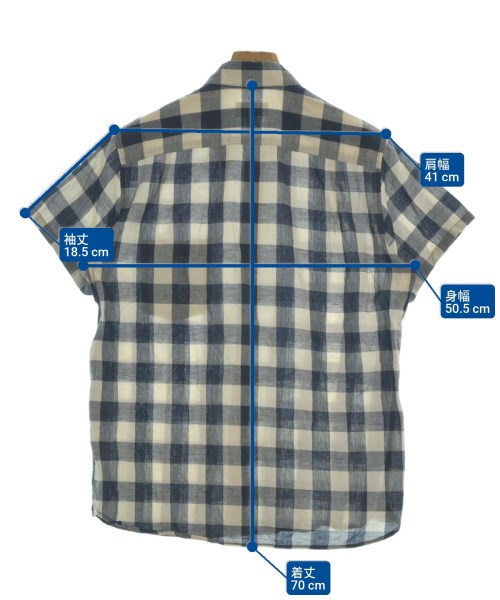 A.P.C.（アーペーセー）カジュアルシャツ 紺 サイズ:S メンズ/2200658616051