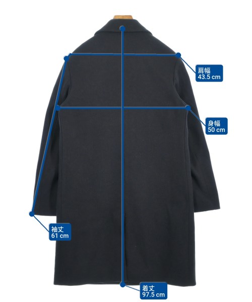 A.P.C.（アーペーセー）チェスターコート 紺 サイズ:XS メンズ/2200653553085