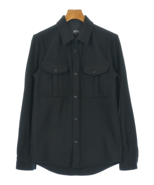 A.P.C.(アーペーセー)カジュアルシャツ 黒 サイズ:XS/2200654930038