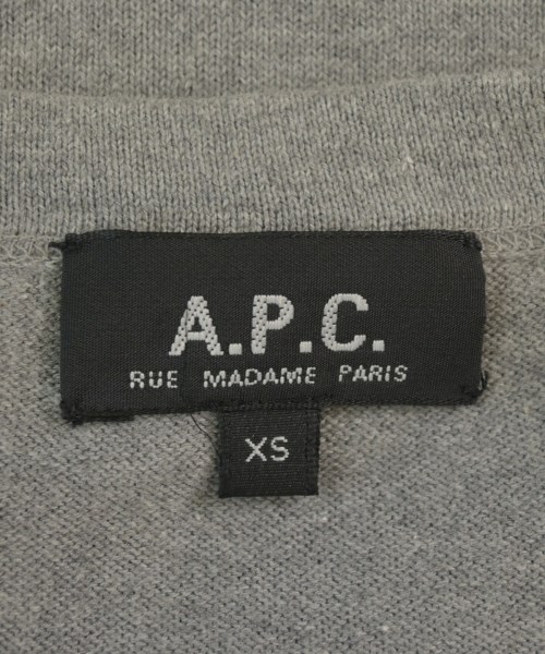 A.P.C.（アーペーセー）ニット・セーター グレー サイズ:XS メンズ/2200654930052