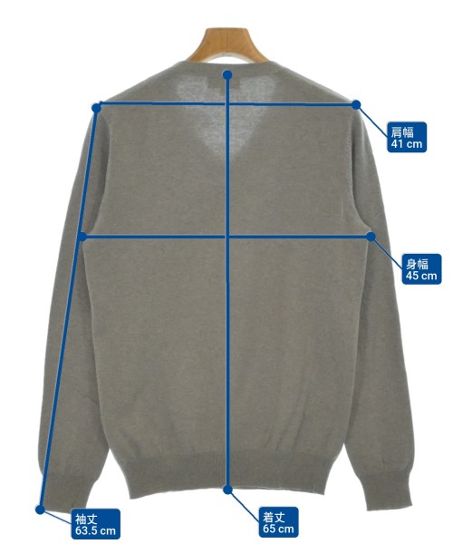 A.P.C.（アーペーセー）ニット・セーター グレー サイズ:XS メンズ/2200654930052