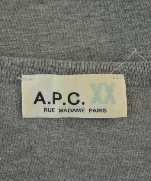 A.P.C.（アーペーセー）Tシャツ・カットソー グレー サイズ:XS メンズ/2200654930076