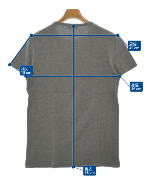 A.P.C.（アーペーセー）Tシャツ・カットソー グレー サイズ:XS メンズ/2200654930076