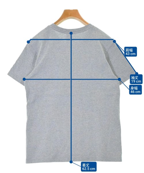 A.P.C.（アーペーセー）Tシャツ・カットソー グレー サイズ:XS メンズ/2200657841379