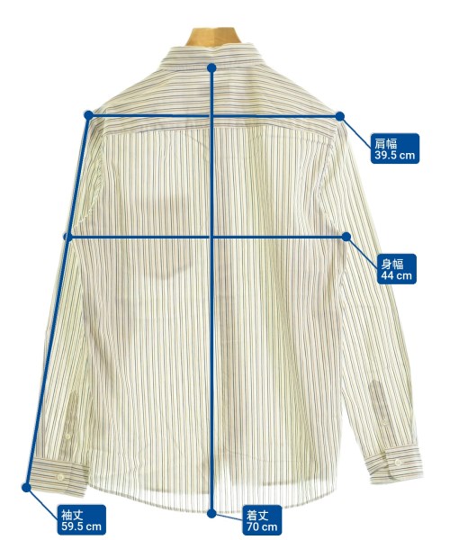 A.P.C.（アーペーセー）カジュアルシャツ 白 サイズ:XS メンズ/2200657841409