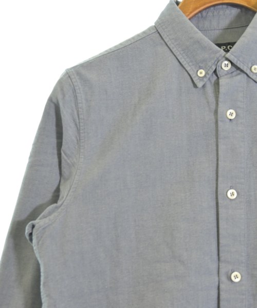 A.P.C.（アーペーセー）カジュアルシャツ 青 サイズ:S メンズ/2200657841416