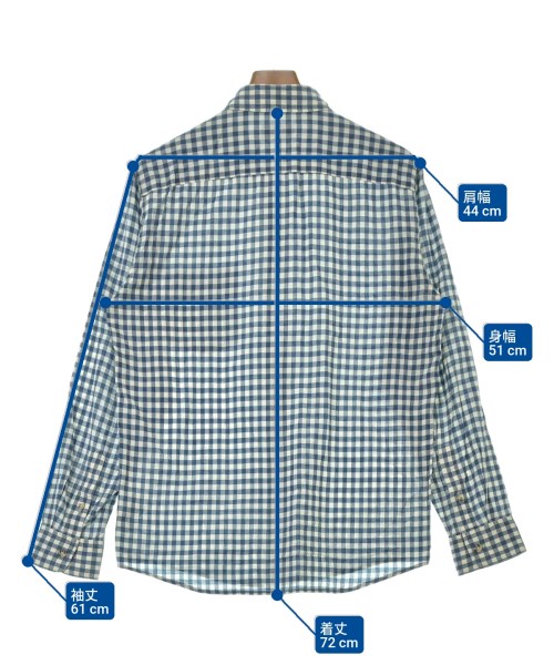 A.P.C.（アーペーセー）カジュアルシャツ 青 サイズ:S メンズ/2200657841447