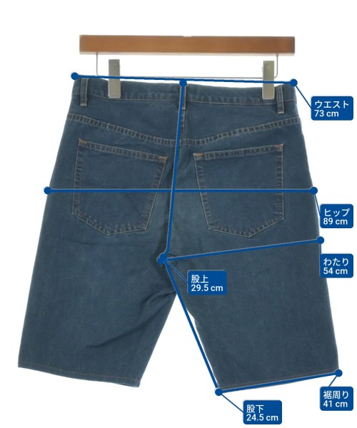 A.P.C.（アーペーセー）ショートパンツ 青 サイズ:29(S位) メンズ/2200657841591