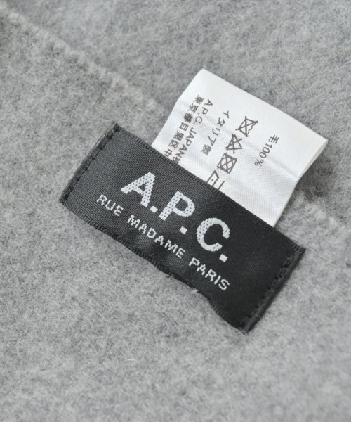 A.P.C.（アーペーセー）マフラー グレー サイズ:- メンズ/2200657841614