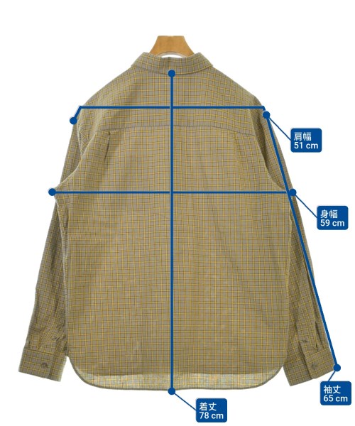 A.P.C.（アーペーセー）カジュアルシャツ グレー サイズ:M メンズ/2200659378019