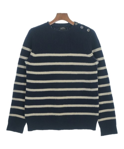 A.P.C.(アーペーセー)ニット・セーター 紺 サイズ:S/2200656136056