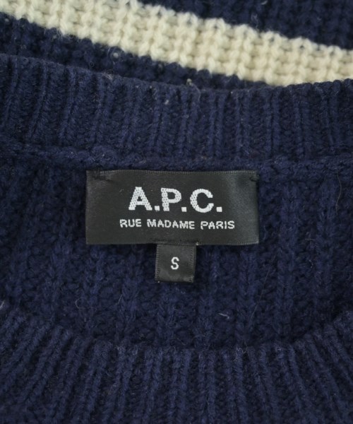 A.P.C.（アーペーセー）ニット・セーター 紺 サイズ:S メンズ/2200656136056