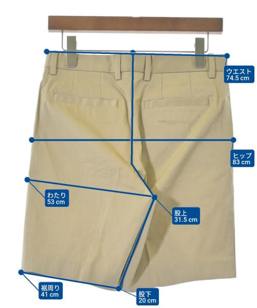 A.P.C.（アーペーセー）ショートパンツ ベージュ サイズ:XS メンズ/2200656416110