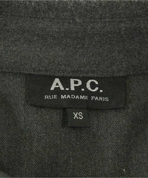 A.P.C.（アーペーセー）カジュアルシャツ グレー サイズ:XS メンズ/2200656416158