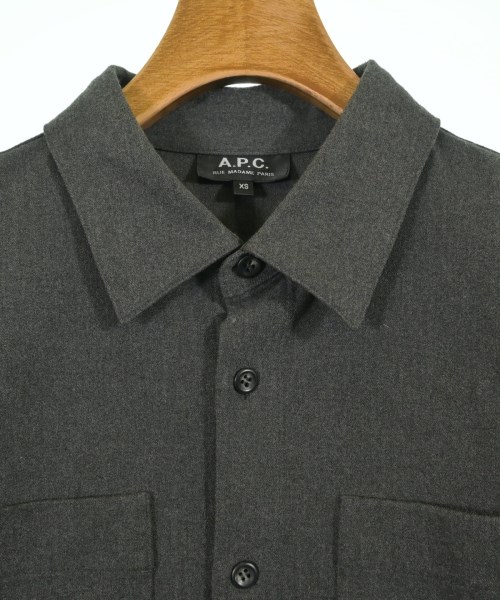 A.P.C.（アーペーセー）カジュアルシャツ グレー サイズ:XS メンズ/2200656416158