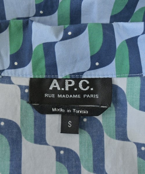 A.P.C.（アーペーセー）カジュアルシャツ 青 サイズ:S メンズ/2200659980038