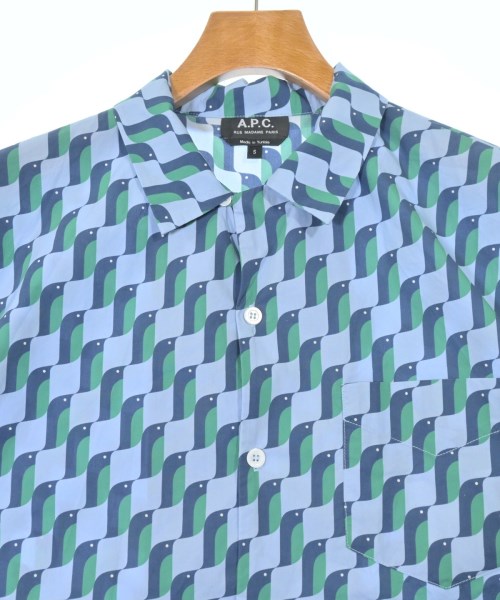 A.P.C.（アーペーセー）カジュアルシャツ 青 サイズ:S メンズ/2200659980038