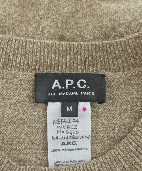 A.P.C.（アーペーセー）ニット・セーター 茶 サイズ:M メンズ/2200660002019