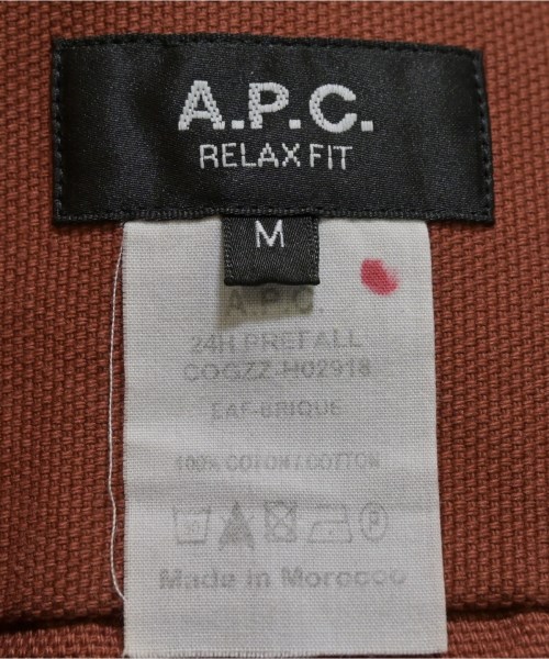 A.P.C.（アーペーセー）カジュアルシャツ 茶 サイズ:M メンズ/2200660002033