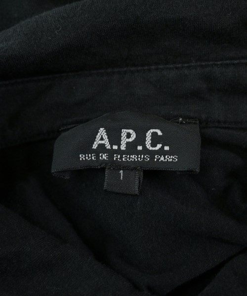 A.P.C.（アーペーセー）カジュアルシャツ 黒 サイズ:1(S位) メンズ/2200660451084