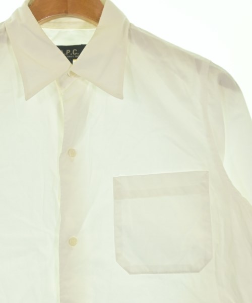 A.P.C.（アーペーセー）カジュアルシャツ 白 サイズ:38(S位) メンズ/2200660451114
